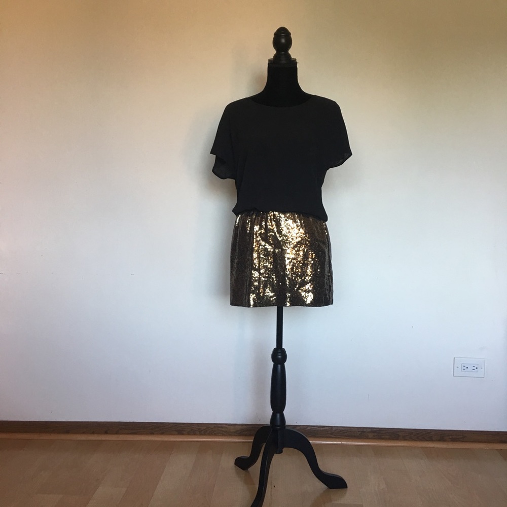 Express sequin dress